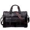 17 inch men Business bag Travel Briefcase Laptop Messenger Bags Vintage pu leather Shoulder bag view 1