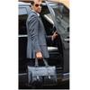 17 inch men Business bag Travel Briefcase Laptop Messenger Bags Vintage pu leather Shoulder bag view 2