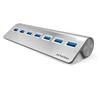 Achoro 7 Ports USB 3.0 Hub, Triangle Aluminum Alloy USB Port Expander, High-Speed USB Splitter for Computer, PC, iMac, MacBook, Windows, Desktop, Laptop Multi USB Hub view 1