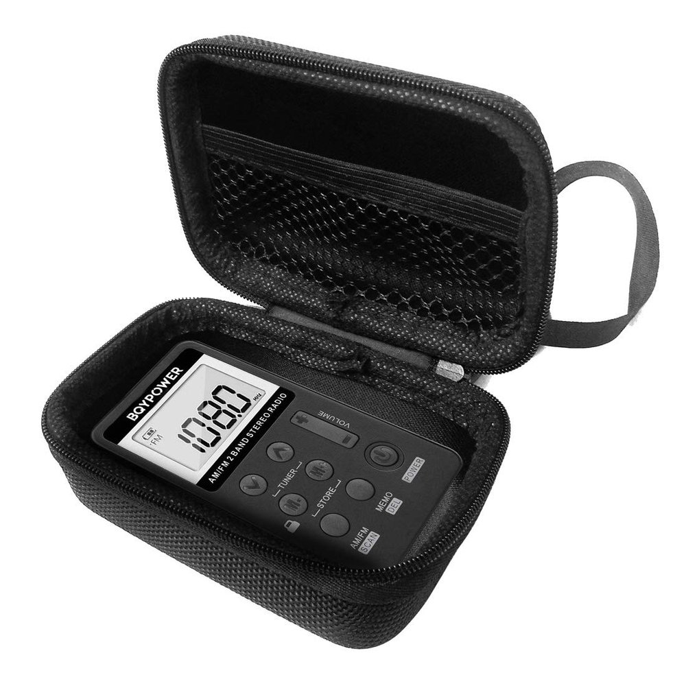 FitSand Hard Case Compatible for BQYPOWER Personal AM FM Pocket Radio