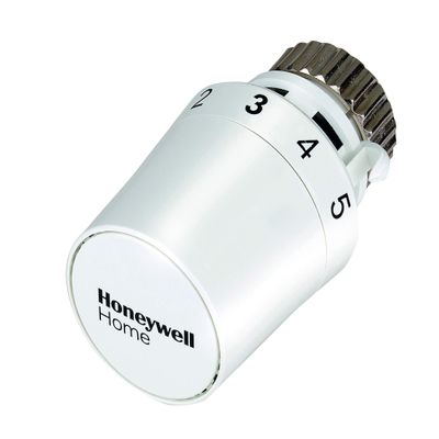 Honeywell Home Thermostatic Radiator Head Thera-5, M30 x 1.5 connection, with Zero, White, 50 x 78 mm