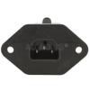AC WORKS [AD1308-FG] IEC C14/ Sheet E with Mounting Holes to U.S. Household NEMA 5-15R Connector view 3