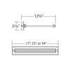 WAC Lighting dweLED, Hudson 34in LED Adjustable Picture Light 3000K in Aged Brass view 2