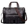 15 inch men Business bag Travel Briefcase Laptop Messenger Bags Vintage pu leather Shoulder bag view 1