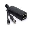 ANVISION 4-Pack Gigabit PoE Splitter, 48V to 5V 2.4A Micro USB Ethernet Adapter, Compatible with Raspberry Pi 3B+, IP Camera and More view 2
