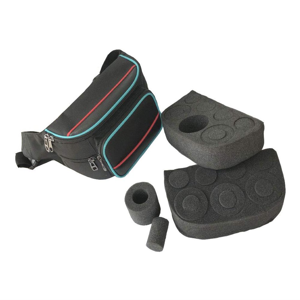 CAMINSTARRY Telescope Eyepiece Waist Bag Holder Carrier Case Nylon Surface Sponge Inside Portable for Celestron 1.25" Omni TMB Universal