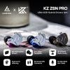 Linsoul KZ ZSN Pro Dual Driver 1BA+1DD Hybrid Metal HiFi in-Ear Monitor view 2