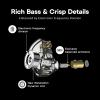 Linsoul KZ ZSN Pro Dual Driver 1BA+1DD Hybrid Metal HiFi in-Ear Monitor view 4