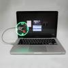 heaven2017 USB LED Clock Real-Time Display Cooling Neon Fan for Desktop Laptop Computer view 3