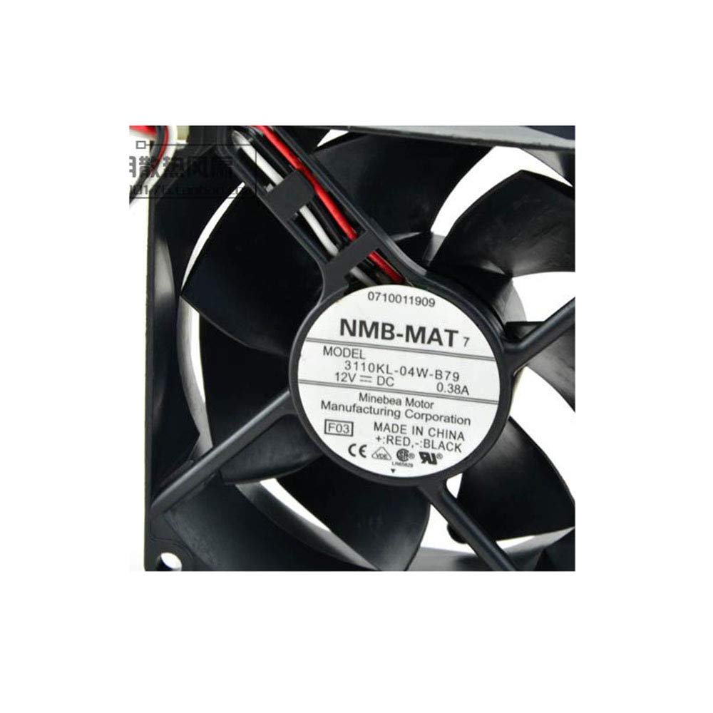 Cytom for Japan Mebaia NMB 3110KL-04W-B79 8025 12V 0.38A Ultra Durable Double Ball Fan