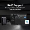 QNAP TR-002 2 Bay USB Type-C Direct Attached Storage (DAS) with Hardware RAID (Diskless) (TR-002-US) view 3