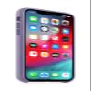 Apple iPhone Xs Leather Case - Lilac view 3