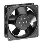 EBM-PAPST 4656ZW AC Fans Ball Bearing 230VAC 50Hz 19W 2650RPM 40DBA FLNG MT, 2 Wire Leads, Metal Frame/Blade