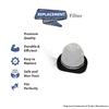 Replacement Part For Bissell 38B1 Stick Vacuum Cleaner 3 in 1 Primary Filter 1pk # compare to part 2037423 view 2