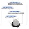 Replacement Part For Bissell 38B1 Stick Vacuum Cleaner 3 in 1 Primary Filter 1pk # compare to part 2037423 view 3