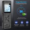 32GB Digital Voice Recorder for Lectures Meetings - EVIDA 2324 Hours Voice Activated Recording Device Audio Recorder with Playback,Password view 3