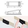 50Pack Self Adhesive Cable Management Clips, Cable Organizers Wire Clips Cord Holder for TV PC Laptop Ethernet Cable Desktop Home Office Indoor/Outdoor view 2