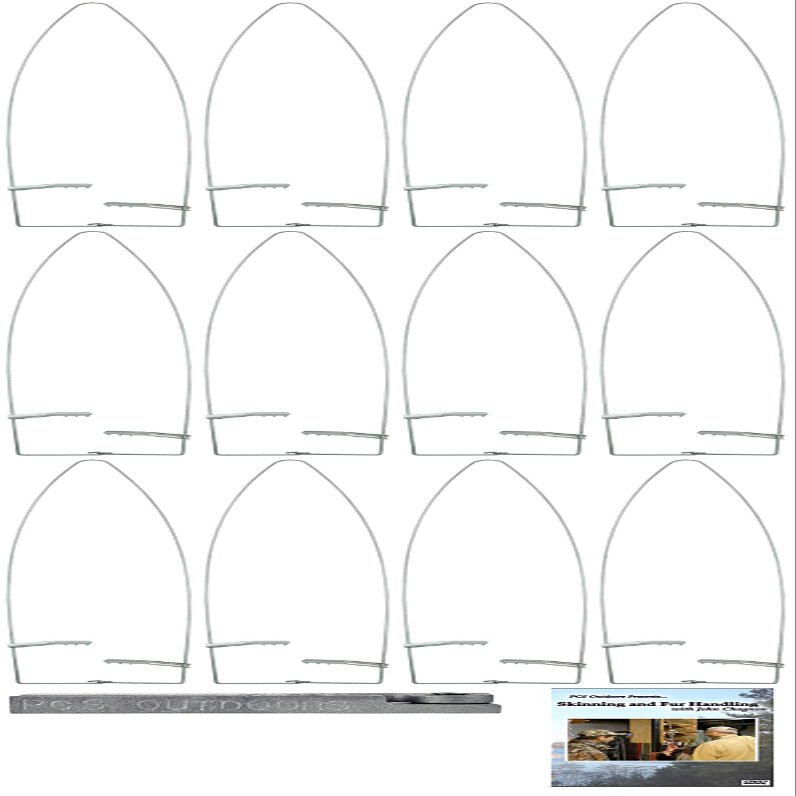 (1 Dozen) Duke #6 Wire Fur Stretcher Value Package - DVD & Tail Stripper Included