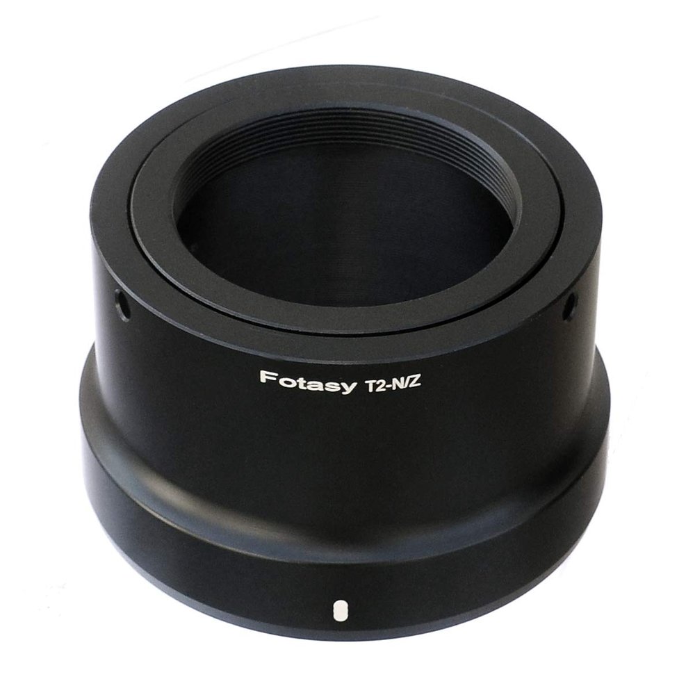 Fotasy Adjustable T Mount Lens to Nikkor Z Mount Adapter, T Mount Z Mount, fits T T2 Mount Telescope Lens, Compatible with Nikon Z Mount Mirrorless Camera Z5 Z30 Z50 Z6 Z7 Z6 II Z7 II Z9 z FC