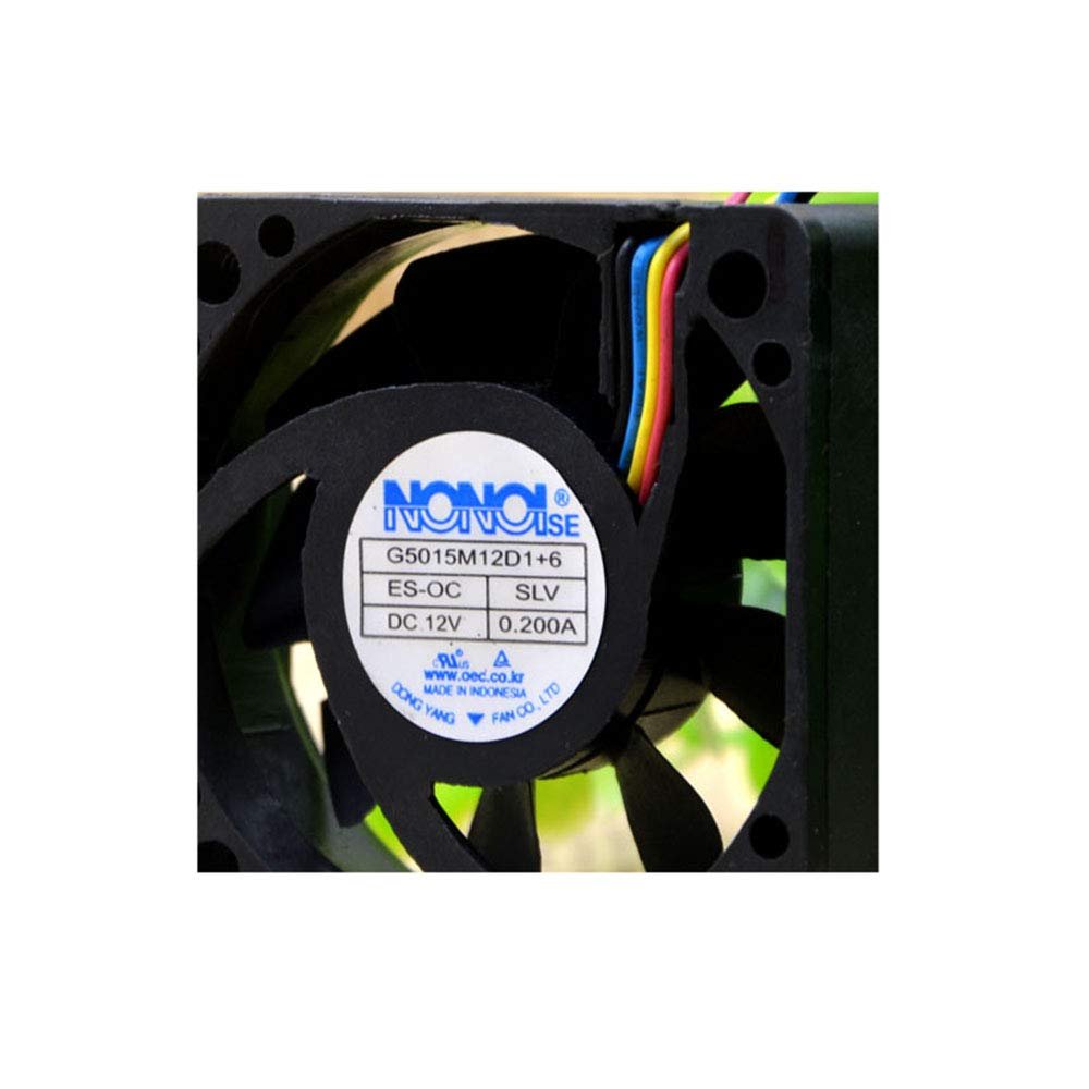 Cytom for New NONOISE G5015M12D1+6 12V 0.200A Car Audio Cooling Fan 5015