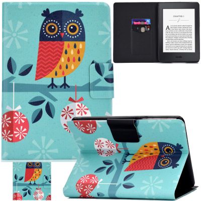 Artyond Case for Kindle Paperwhite, PU Leather Folio Card Slots Cover with Auto Sleep/Wake Case for Amazon Kindle Paperwhite 123 (Fits All 2012, 2013, 2015 and 2016 Versions), Color Owl