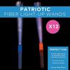 Fun Express USA Patriotic Light Up Fiber Optic Wands for Fourth of July - Set of 12 view 4