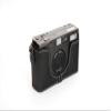 Contax T3 Case, BolinUS Handmade Genuine Real Leather Half Camera Case Bag Cover for Contax T3 Camera with Hand Strap (Black) view 3