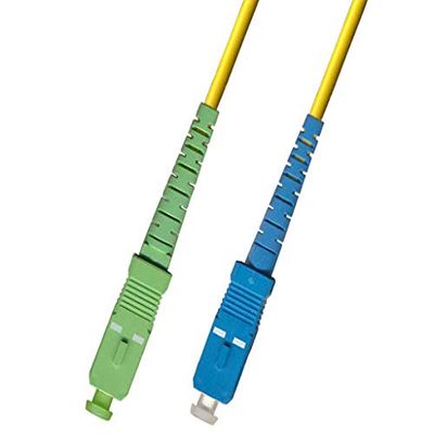 10M - Singlemode Simplex Fiber Optic Cable (9/125) - SC/APC to SC/UPC