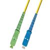 10M - Singlemode Simplex Fiber Optic Cable (9/125) - SC/APC to SC/UPC view 1