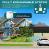 Driveway Alarm Wireless Outside, 1 BY ONE Motion Sensor Alarm 1000ft/300m Range Extra Loud Chimes Security Alarm System with 1 Receiver 2 Weatherproof Infrared Sensors Protect Indoor/Outdoor Property view 2