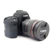 6D Mark II Case, BolinUS Fullbody Ultra-Thin Lightweight Rubber Soft Silicone Housing Case Bag Cover for Canon EOS 6D Mark II (Black) view 1