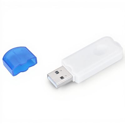 Mini USB Bluetooth Stereo Audio Receiver, Compact Wireless Music Adapter with Bluetooth 5.0 A2DP Support for Car and Home Stereo Systems White