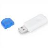 Mini USB Bluetooth Stereo Audio Receiver, Compact Wireless Music Adapter with Bluetooth 5.0 A2DP Support for Car and Home Stereo Systems White view 1