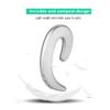 Ciglow Bluetooth Headphone, Hands Ear Hook Headset Painless Earphone Ergonomic Design Headset(Silver) view 3