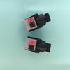 10Pair 12V Push DC Connector Adapter for 5050 3528 Single Color LED Strip and CCTV Camera 5.5x2.1mm No Screw 10X Female+10X Male view 3