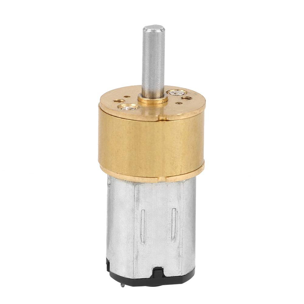 DC 6V 60 RPM/100 RPM/300 RPM/600 RPM Micro Speed Reduction Motor Micro Metal Gear Box for RC Car Robot DIY Engine Toy(600RPM)