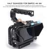 TILTA TA-T01-HSH Half Sunhood BMPCC 4K Cage Blackmagic Pocket Cinema Camera 4K Rig view 4