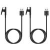Kissmart Charger for Garmin Forerunner 35 230 235 630 645 735XT, Approach S20 G10, Vivomove HR, Lily, Replacement Charging Cable Clip Data Sync Cord for Garmin Smart Watch [2Pack, 3.3ft/1m] view 1