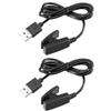 Kissmart Charger for Garmin Forerunner 35 230 235 630 645 735XT, Approach S20 G10, Vivomove HR, Lily, Replacement Charging Cable Clip Data Sync Cord for Garmin Smart Watch [2Pack, 3.3ft/1m] view 3