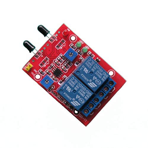 Taidacent 5V 2way Fire Alarm Control Panel Plus Relay Fire Flame Detection Fire Alarm Fame Sensor Relay Electronic Flame Sensor