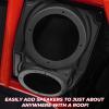 KEMIMOTO UTV 6.5" Speaker Enclosure, Universal 6.5" Speaker Systems Enclosure Hard Roof Enclosure Accessories Compatible with Polaris RZR, Can Am X3, Golf Cart, UTV, Marine view 3