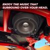 KEMIMOTO UTV 6.5" Speaker Enclosure, Universal 6.5" Speaker Systems Enclosure Hard Roof Enclosure Accessories Compatible with Polaris RZR, Can Am X3, Golf Cart, UTV, Marine view 4