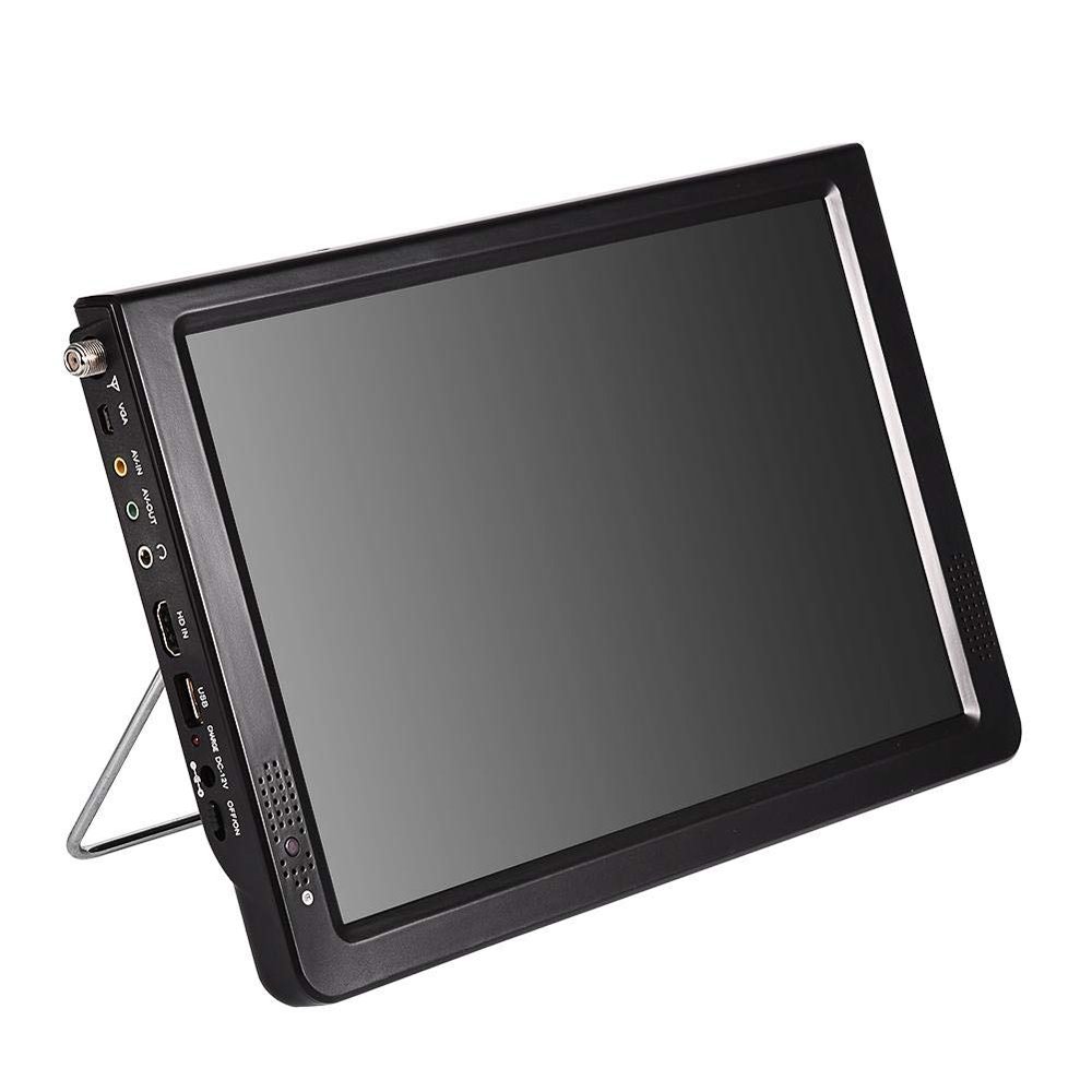 Pomya 12 inch Digital Television ATSC Portable TV 1080P HD HDMI Video Player for Home Car (US)