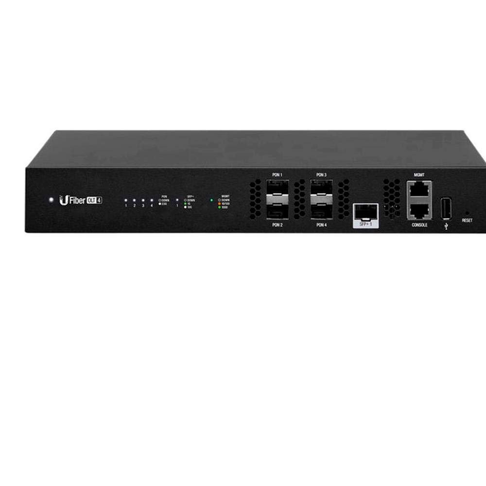 U Fiber OLT UF-OLT-4 4-Port GPON Optical Line Terminal with 3 GPON and 1 SFP+ Ports