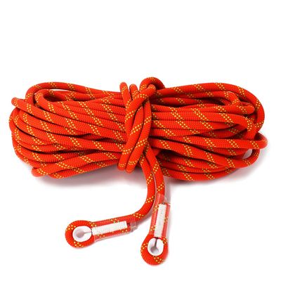 Static Rope 12mm Paracord Outdoor Windproof Downhill Rope Aerial Work Safety Lifeline Tent Rope for Climbing Fishing with Sewn