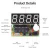 2 Pack, MiOYOOW 4-Digit Digital Clock Kits with PCB, DIY Alarm Clock Soldering Project Kit for Learning Electronics Soldering Practice with English Instructions view 2