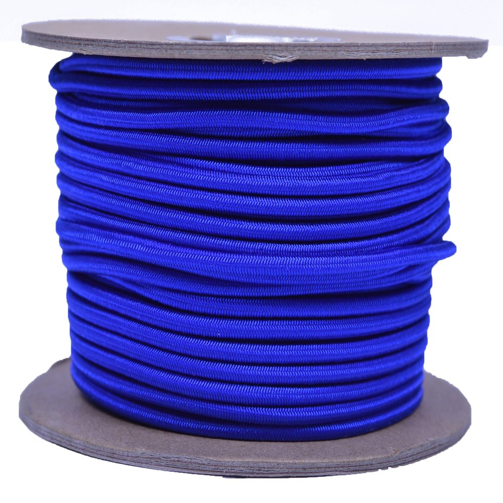 Electric Blue 1/8" Shock Cord 100 Foot Spool - Marine Grade Shock/Bungee/Stretch Cord 1/8 inch