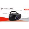 HANNLOMAX HX-316CD CD/MP3 Boombox, AM/FM Radio, Digital Radio Frequency Display, Bluetooth, USB Port for MP3 Playback, LCD Display, Aux-in, AC/DC Power Source (Black) view 3