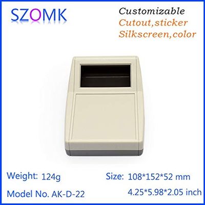Gimax 4pcs Gimax desktop plastic casing for electronic plastic enclosure plastic housing for pcb design LCD control box