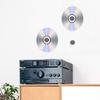 Black Adhesive Backed Spider CD/DVD Hubs (200) view 1
